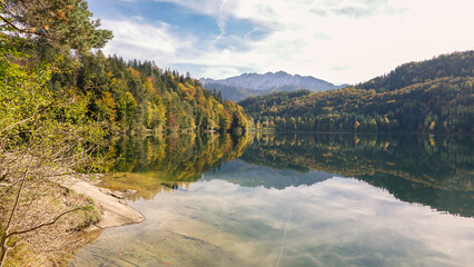 Herbstwanderung am Hechtsee bei Oberaudorf