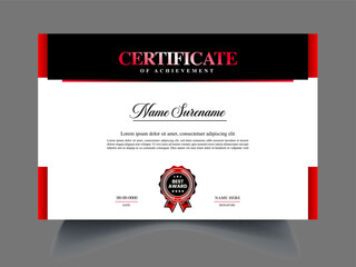 Graceful Luxury and modern certificate template