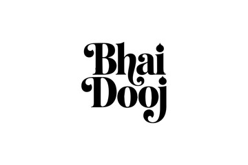 Bhai Dooj Typography