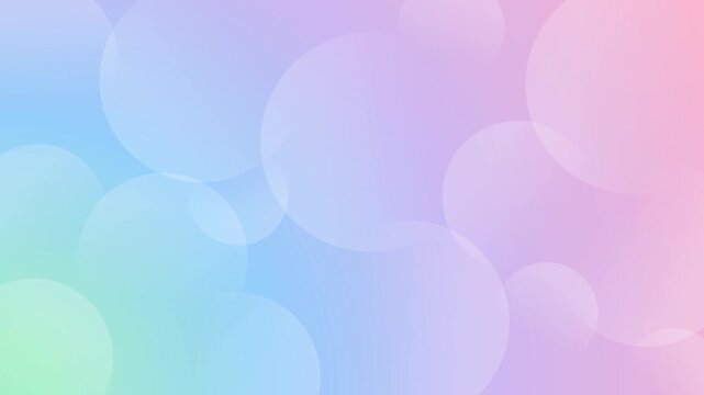 Cute and pop simple gradient background of bubbles