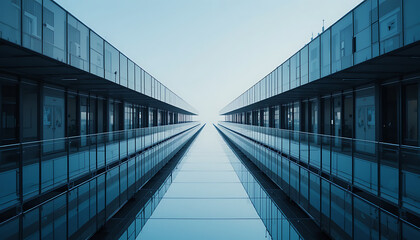 Fototapeta premium Modern Balkan i Mirror Wall Art