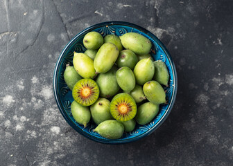 Kiwi Berries Healthy Fruit Snack in a bowl