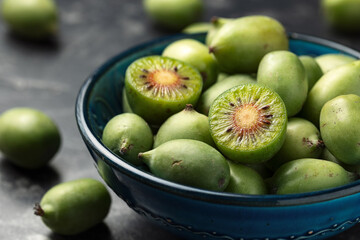 Kiwi Berries Healthy Fruit Snack in a bowl