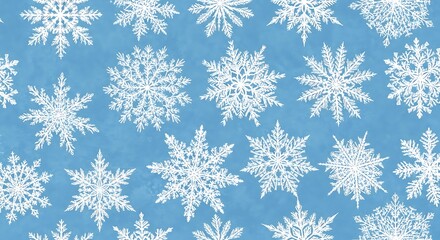 Snowflake background winter snow christmas holiday pattern