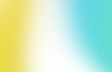 Abstract gradient swirl of yellow blue teal