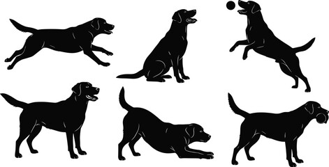 Black cow silhouette standing against mountain landscape, minimalist vector illustration, rural agriculture design, countryside livestock art, farm animal concept, nature inspired graphic