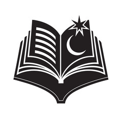 Sacred Book Holy Scripture Silhouette