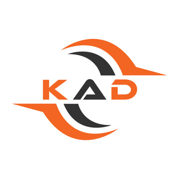KAD letter design. KAD letter technology logo design. KAD Monogram logo design for an entrepreneur and business.