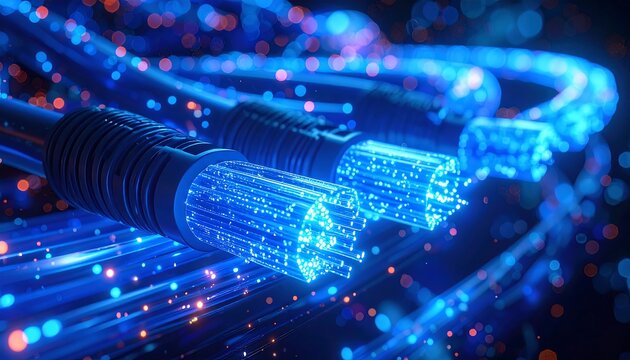 Fiber Optic Cables - High-Speed Data Transmission Technology.