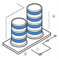 Modern Database Icon Collection