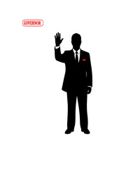 Mr governor silhouette 
