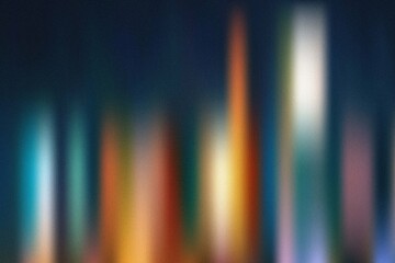 Dark abstract blur with glowing vertical city reflections