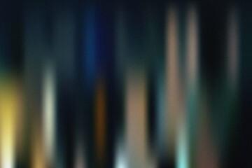 Dark abstract vertical blur lights in cool night palette