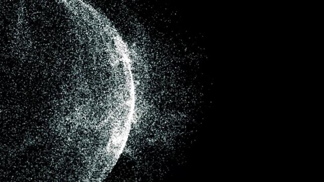 Abstract glowing wireframe sphere radiating energy, symbolizing digital transformation, futuristic technology, and network connectivity.