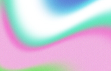 Abstract blend of colors and shapes