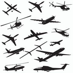 Aircraft, helicopters, and various flying