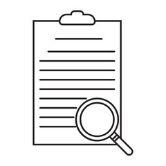 Search icon. Linear search web icon. Magnifying glass linear icon collection. Editable stroke. Vector.