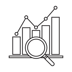 Search icon. Linear search web icon. Magnifying glass linear icon collection. Editable stroke. Vector.