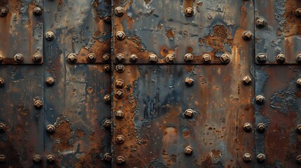 old wooden door