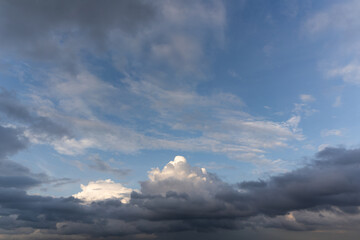 Fototapeta premium Beautiful sky with cloud landscape 