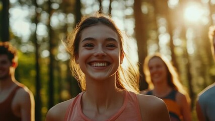 Happy Runner in Sunshine