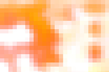 Orange transparent pixel gradient texture, abstract digital background with soft squares and warm light glow. Semi transparent geometric overlay pattern.