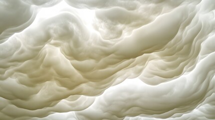 Abstract ethereal mammatus cloudscape, sky texture formation with unusual shapes and structure