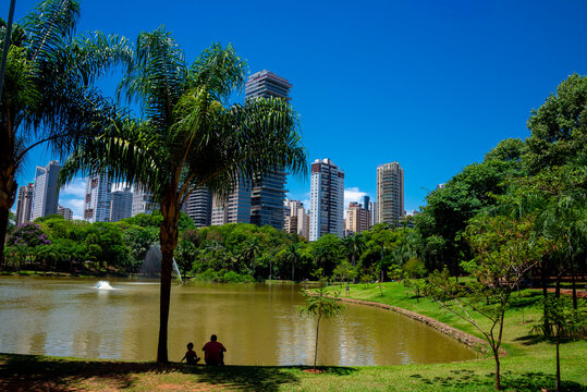 View of 'Vaca Brava ' park in Goiania, Brazil