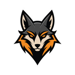 wolf head vector illustration