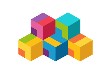 Fototapeta premium colorful building blocks