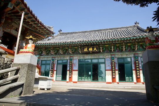Temple Courtyard at Seongsan