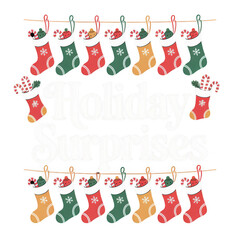 Santa with Boxing Gloves Holiday Knockout Poster