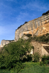Falaise de Buoux, Buoux, massif du Lubéron, Vaucluse, 84, France