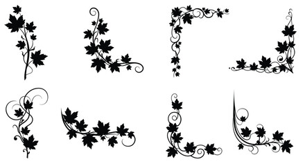 Simple black and white illustration of two magic wands with stars