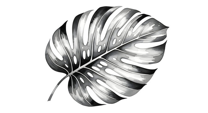 Monstera Leaf Outline Images  Browse 34,210 Stock Photos, Vectors, and  Video | Adobe Stock