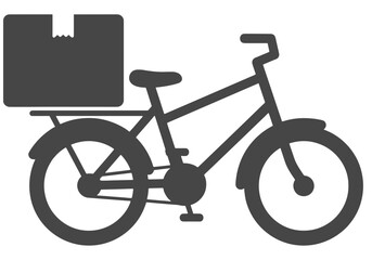bicycle on white background