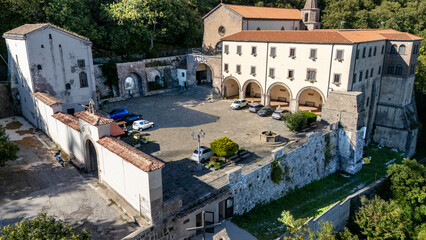 Lattani Sanctuary on the Roccamonfina volcano in the Caserta Province