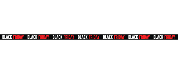 ribbons for black friday sale transparent png or isolated on white background, Crossed ribbons. Big sale. Graphic elements. Vector illustration