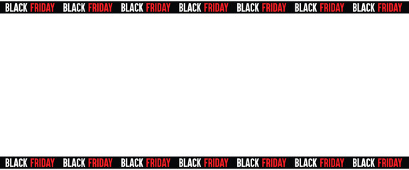 ribbons for black friday sale transparent png or isolated on white background, Crossed ribbons. Big sale. Graphic elements. Vector illustration