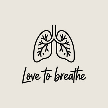 Love to Breathe Minimalist Awareness Design