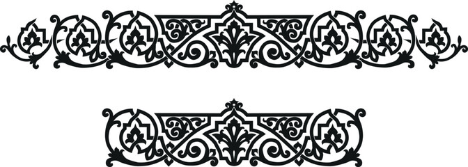 Ethnic ornament pattern. Vector illustration. From collection of ancient russian ornaments