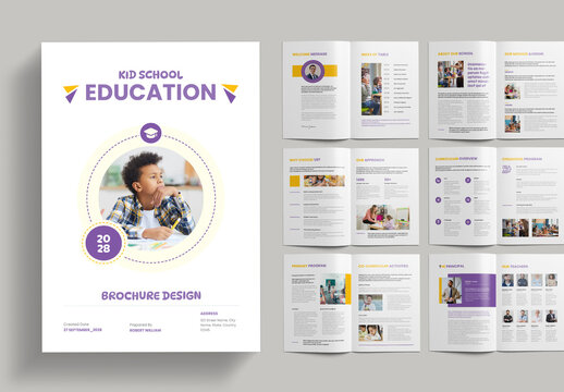 Education Brochure Layout