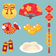 New Year Element Collection