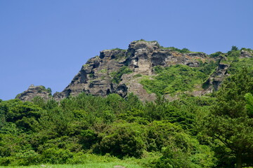Cliff Details of Ilchulbong