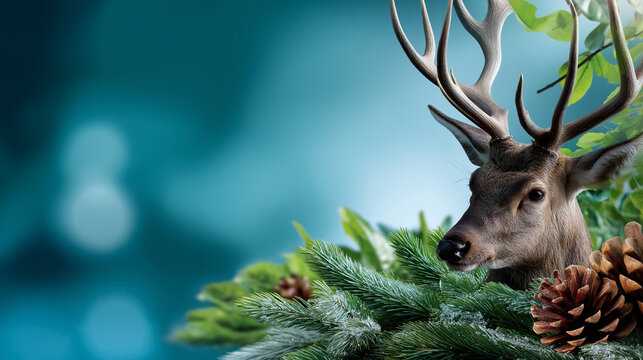 Integrated seasonal marketing campaign development services incorporating nature-themed visual elements and evergreen imagery enable brands to create cohesive promotional materials