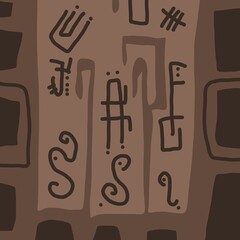 Minimal abstract image for printing. Picture for modern interiors. The picture is painted by hand on a tablet. © neurostructure