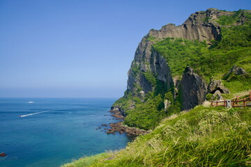 Cliffs of Seongsan Ilchulbong