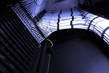 Organized Network Cables in Data Center