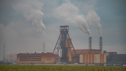 Belaruskali potash mining plant in Soligorsk