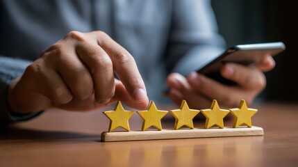 Professional customer review and ratings system showcasing product feedback, service quality, star ratings, and user experience for informed decision-making